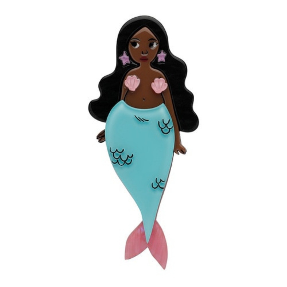 Erstwilder Just Add Water Brooch Curvy Mermaid